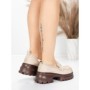 Pantofi Casual Dama din piele naturala 8307 CREAM | ADVANCER