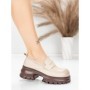 Pantofi Casual Dama din piele naturala 8307 CREAM | ADVANCER