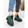 Pantofi Casual Dama din piele naturala 8305 GREEN | ADVANCER
