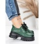 Pantofi Casual Dama din piele naturala 8305 GREEN | ADVANCER
