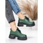 Pantofi Casual Dama din piele naturala 8305 GREEN | ADVANCER