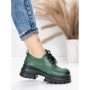 Pantofi Casual Dama din piele naturala 8305 GREEN | ADVANCER