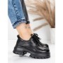 Pantofi Casual Dama din piele naturala 8305 BLACK | ADVANCER