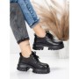 Pantofi Casual Dama din piele naturala 8305 BLACK | ADVANCER