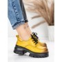 Pantofi Casual Dama din piele naturala 8305 YELLOW | ADVANCER