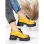 Pantofi Casual Dama din piele naturala 8305 YELLOW | ADVANCER