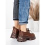 Pantofi Casual Dama din piele naturala 8305 BROWN | ADVANCER