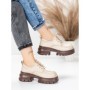 Pantofi Casual Dama din piele naturala 8305 CREAM | ADVANCER