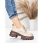 Pantofi Casual Dama din piele naturala 8305 CREAM | ADVANCER