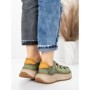 Pantofi Sport Dama din piele naturala KM8882 GREEN | ADVANCER