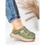 Pantofi Sport Dama din piele naturala KM8882 GREEN | ADVANCER