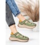 Pantofi Sport Dama din piele naturala KM8882 GREEN | ADVANCER