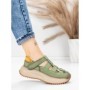 Pantofi Sport Dama din piele naturala KM8882 GREEN | ADVANCER
