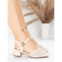 Sandale Dama din piele naturala 1215-1 CREAM | ADVANCER