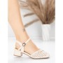 Sandale Dama din piele naturala 1215-1 CREAM | ADVANCER