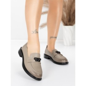 Pantofi Casual Dama din piele naturala 11520-120 GREY | ADVANCER