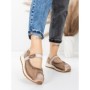 Pantofi Casual Dama din piele naturala KM9205 KHAKI | ADVANCER