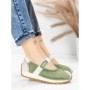 Pantofi Casual Dama din piele naturala KM9205 GREEN | ADVANCER