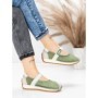 Pantofi Casual Dama din piele naturala KM9205 GREEN | ADVANCER