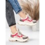 Pantofi Sport Dama din piele naturala 5A617 PINK | ADVANCER