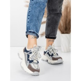 Pantofi Sport Dama din piele naturala 5A617 BLUE | ADVANCER