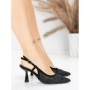 Pantofi Stiletto 5GZ85 BLACK | MEI