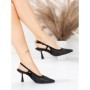 Pantofi Stiletto 5GZ85 BLACK | MEI