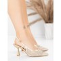 Pantofi Stiletto 5GZ85 LIGHT GOLD | MEI
