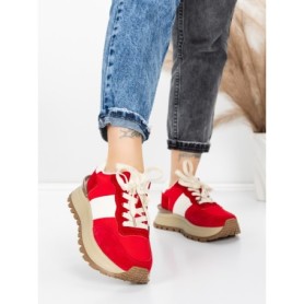 Sneakers Dama 5WL117 RED | MEI