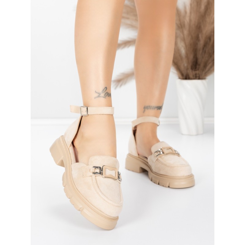 Pantofi Casual Dama 5H59 BEIGE | MEI