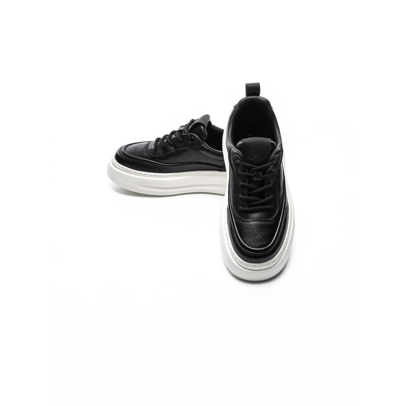 Pantofi Sport Barbati din piele naturala 5312 BLACK | ADVANCER