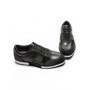 Pantofi Casual Barbati din piele naturala 528-77 GREEN-BLACK | ADVANCER