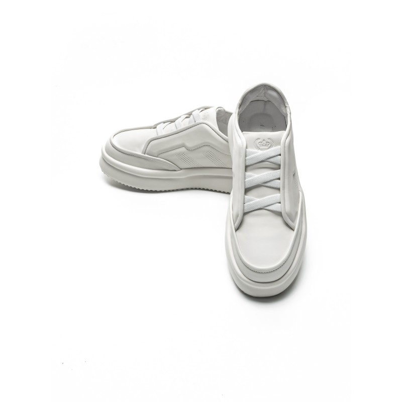 Pantofi Sport Barbati din piele naturala 5316 WHITE | ADVANCER
