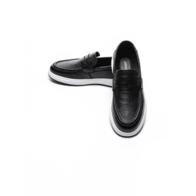Pantofi Casual Barbati din piele naturala 10135 BLACK | ADVANCER