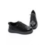 Pantofi Sport Barbati din piele naturala W27019 BLACK | ADVANCER