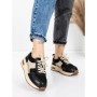 Pantofi Sport Dama din piele naturala 6055 BLACK | ADVANCER