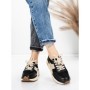 Pantofi Sport Dama din piele naturala 6055 BLACK | ADVANCER