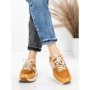 Pantofi Sport Dama din piele naturala 6055 TAUPE | ADVANCER
