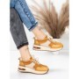 Pantofi Sport Dama din piele naturala 6055 TAUPE | ADVANCER