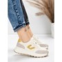 Pantofi Sport Dama din piele naturala 76098-8 YELLOW | ADVANCER