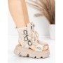 Sandale Dama din piele naturala 19633 CREAM | ADVANCER