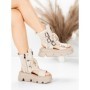 Sandale Dama din piele naturala 19633 CREAM | ADVANCER