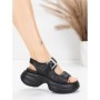 Sandale Dama din piele naturala 6818 BLACK | ADVANCER