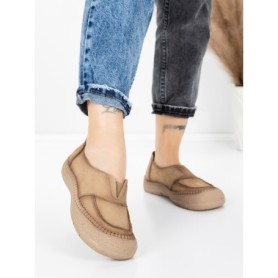 Pantofi Casual Dama din piele naturala KM5165 APRICOT | ADVANCER