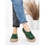 Pantofi Casual Dama din piele naturala KM5165 GREEN | ADVANCER