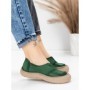 Pantofi Casual Dama din piele naturala KM5165 GREEN | ADVANCER