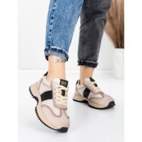 Pantofi Sport Dama din piele naturala KM3309 BLACK | ADVANCER