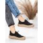 Pantofi Sport Dama din piele naturala 999 BLACK | ADVANCER