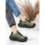 Pantofi Sport Dama din piele naturala 9805 GREEN | FRANCO GERARDO