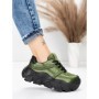 Pantofi Sport Dama din piele naturala 9805 GREEN | FRANCO GERARDO